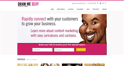 Desktop Screenshot of drawmesexy.com